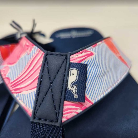 Men\'s 9 10 11 12 Vineyard Vines Kentucky Derby roses & posies flip flops sandals main image 4
